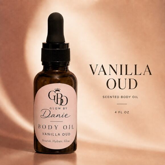 Other - Glow By Danie Vanilla Oud Natural Scented Body Oil – 1 FL OZ